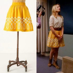 aso quinn fabray: anthropologie sugar work skirt
